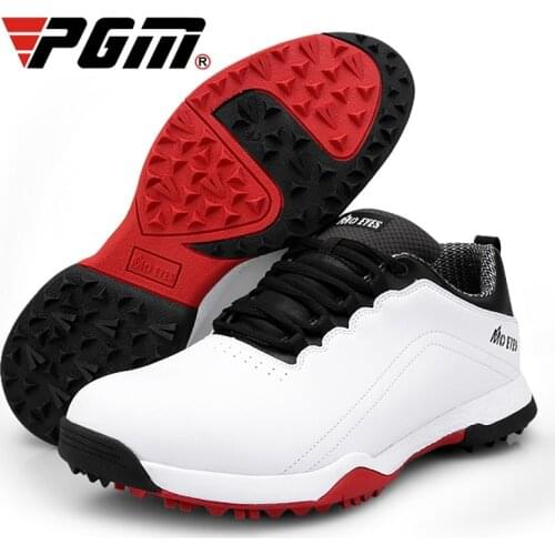 PGM Mens Shockproof Golf Shoes Breathable Anti-slip Waterproof Golf Shoes Men Comfortable Soft Sneakers Size 39-44