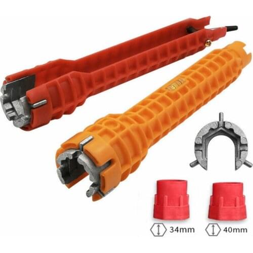 2021 NEW 8 In 1 Flume Wrench Anti-slip Kitchen Sink Repair Wrench Bathroom Faucet Assembly Plumbing Installation Wrench