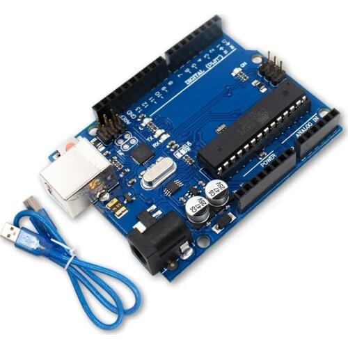 New For UNO R3 MEGA328P ATMEGA16U2 Development Board With USB Cable for Arduino Starter Kit