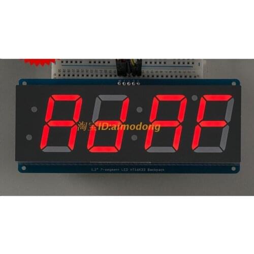 New Red 1.2' 4 Digit 7 Seven Segment LED Display IIC for Arduino