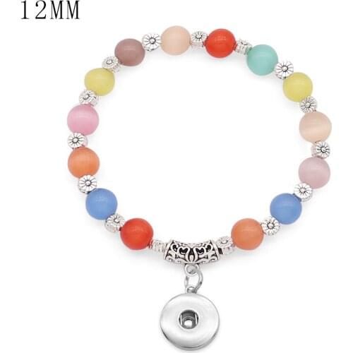 New Fashion 12mm Snap Button Bracelet DIY Jewelry KB006
