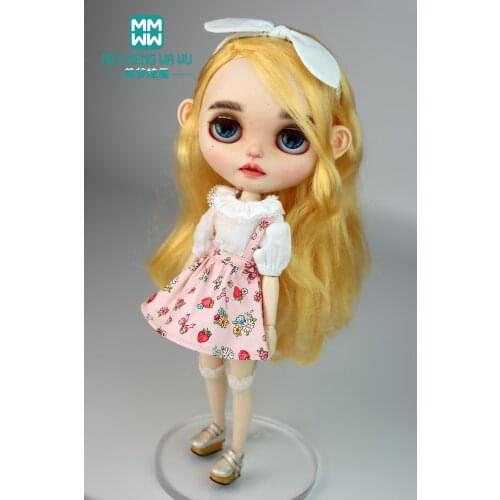 Doll clothes for Blyth Azone OB23 OB24 doll accessoreis Fashion pleated skirts, shirts