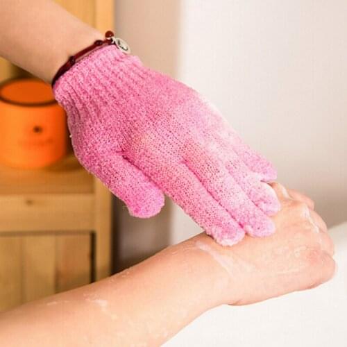 Household Bath Brushes Peeling Exfoliating Mitt Glove For Shower Scrub Gloves Resistance Body Massage Sponge Wash Bathware