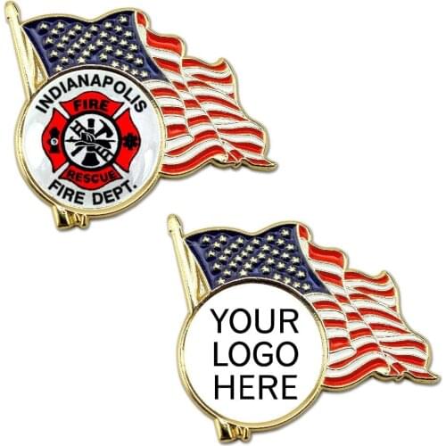 Promotional cheap lapel custom metal badge pin with gold tone+epoxy