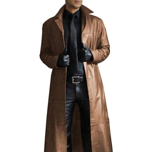Sanwood Men's Long Trench Coats