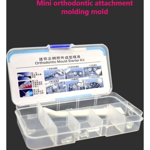 Dental Orthodontic Attachment Molding Die Tongue Side / Tongue Bracket Orthodontic Mold