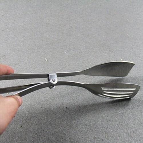 High quality stainless steel buffet salad food clip barbecue BBQ clip the restaurant food pyramid bakery ice clip