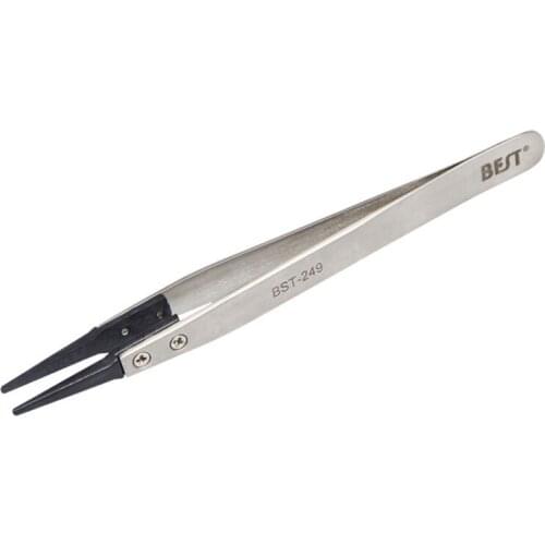High Precision Industrial Tweezers Anti-magnetic Anti-acid Non-corrosive Stainless Steel Detachable Tweezer Professional Tools