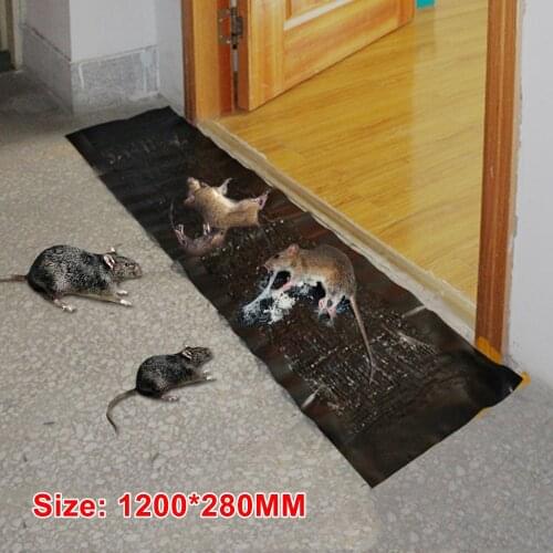 1.2M Mousetrap Efficient Sticky Mouse Board Super Strong Big Rat Paste Household Mousetrap Rat Poison Rat Glue Boards Mousetrap