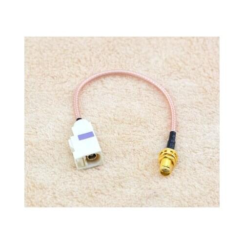 1 Piece GPS Antenna Extension Cable Fakra B Jack Female to SMA Female Jack Pigtail Cable RG316 15CM