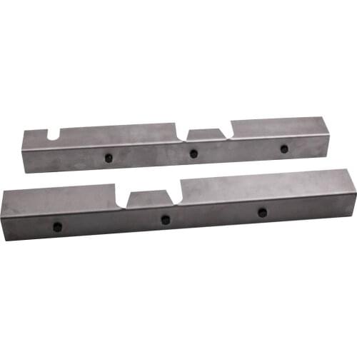 2pcs Right Left Center Skid Plates Rust Repair Frame Kit for Jeep Wrangler YJ 1987 1988 1989 1990 1991 1992 1993 1994 1995