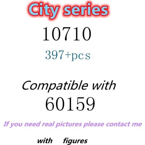 397pcs 10710 Building Block Toy City Series 60159 Assembled Building Block Childrens Toy Gifts