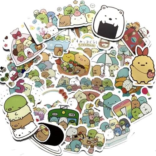 50pcs Animation game cartoon cute corner creatures Stickers For Suitcase Skateboard Laptop Luggage Fridge Phone Car Styling DIY