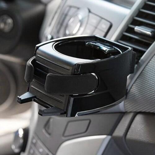 Car Cup Drink Bottle Holder Bekerhouder Auto Supplies Air Vent Outlet Water Bottle Phone Stand Black Drink Cup Holders cars