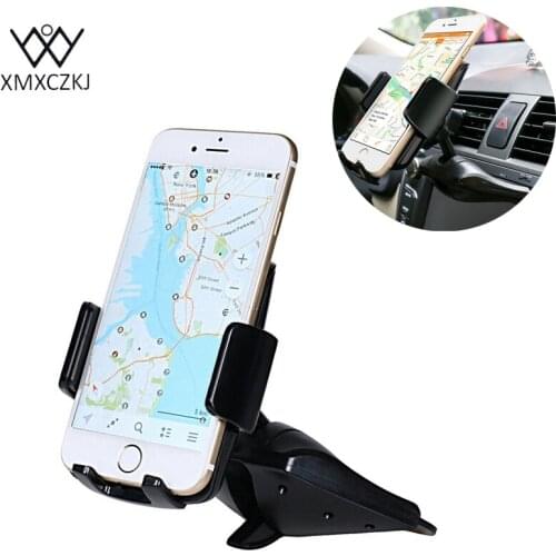 XMXCZKJ Car Phone Holder CD Slot Car Phone Mount Cell Phone Holder Car Cradle Mount Design Smartphone Holder