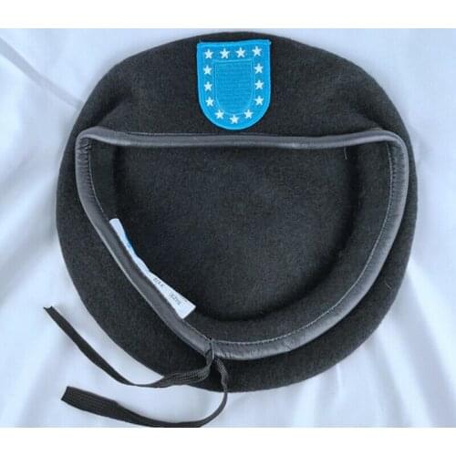US ARMY INFANTRY REGIMENT BLACK WOOL BERET Military Hat Military Store