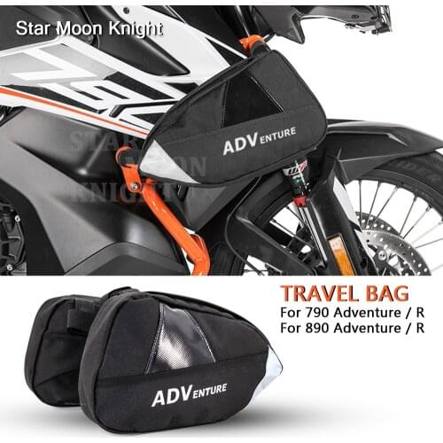 For 790 890 Adventure 790 890 Adventure R ADV Motorcycle Accessories Box Rack Side Bag Luggage Rack Travel Place Waterproof Bag