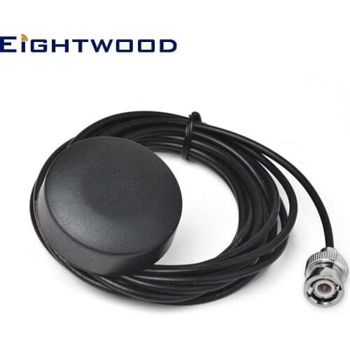 Eightwood Car Multi-Band GPS+WiFi+GSM Antenna Aerial With BNC Straight Plug Male Connector 5m RG174 Cable for Audi BNW