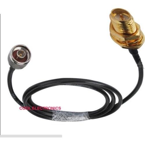 RP-SMA Connector to N Male Plug Adapter Connector RG58 Pigtail Cable 1M