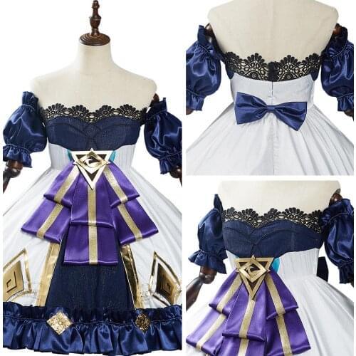 Game LOL Gwen Cosplay Costume Outfits Halloween Carnival Suit