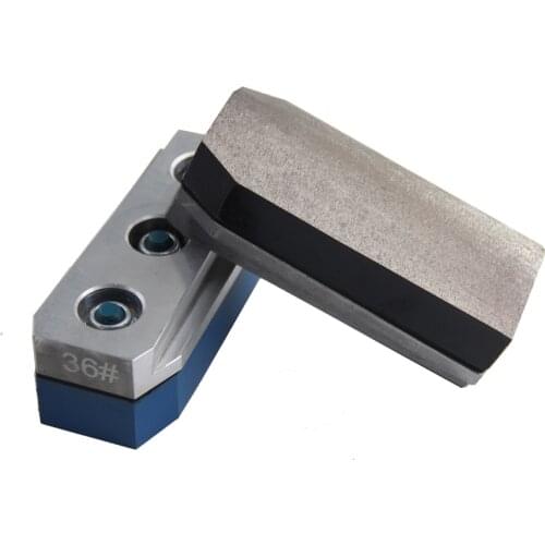 140mm Metal Bond Fickert Grinding Brick Iron Bonds Grit 24-280# Thickness 50mm for Polished Granite Marble Obvious Effect