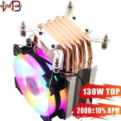 CPU Cooler Radiator Ventilador Fan For Intel LGA 775 1150 1151 1155 1156 1366 2011 AMD AM3 AM4 Socket bracket Computer Component