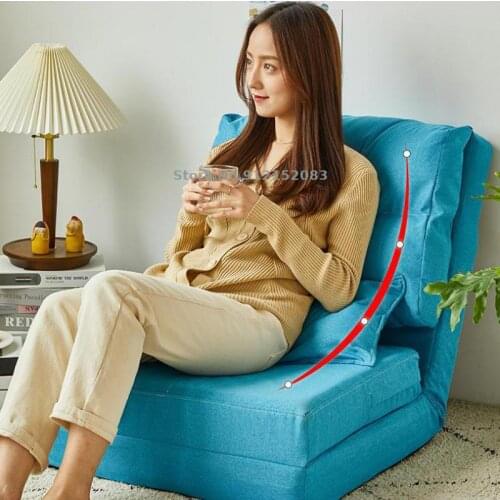 Lazy sofa bed tatami single double dual-use balcony bedroom small apartment multifunctional net red folding recliner