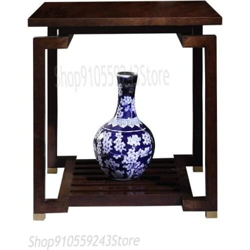 Copper Foot Side Table, Living Room, Light Luxury Small Coffee Table, Simple Corner Table, Tea Table, Square Table, Square Sofa