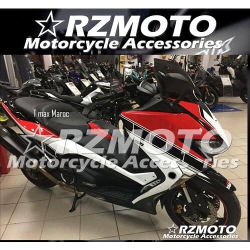 New ABS Motorcycle Fairing Kits Fit For Yamaha TMAX530 Tmax 530 2017 2018 2019 17 18 19 T-MAX tmax530 Bodywork Set Red White