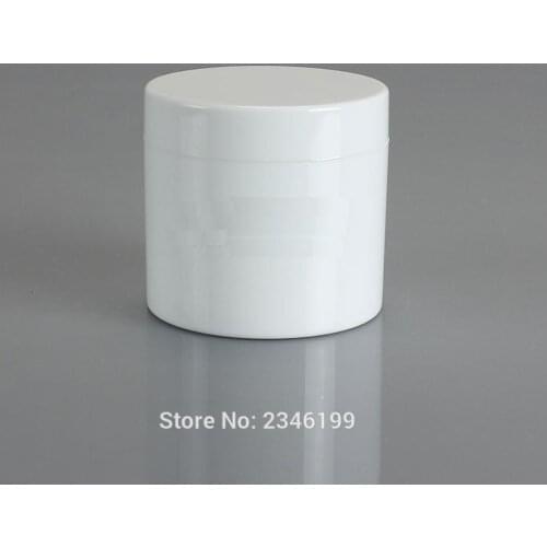 200g 300g 500g Plastic White Gream Bottle Double Wall Cosmetic Cream Packing Box Empty Packing Container Plastic Jar, 10 PCS/Lot