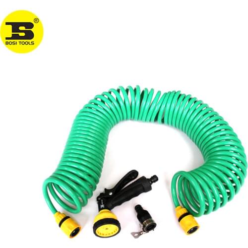 BOSI 7.5m garden water hose with sprayer good nozzle