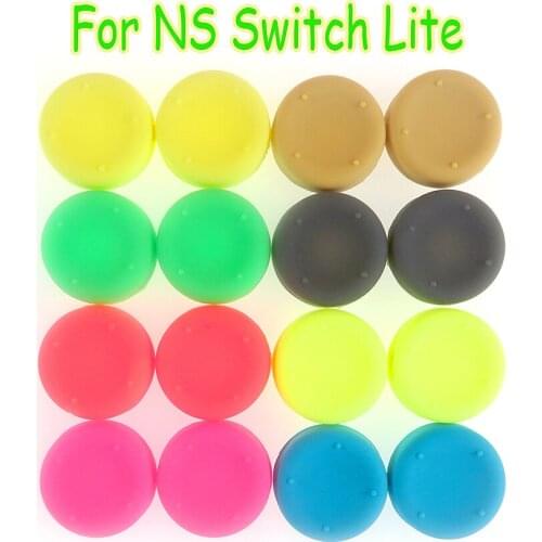 500pcs Silicone Enhanced Analog Thumb Stick Grip Caps for Nintend Switch lite JoyCon Controller Stick Cap Skin for Joy Con Cover