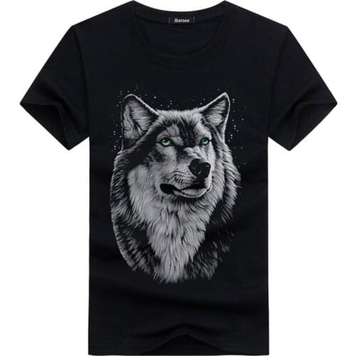 One Piece Summer Men T-shirts Tee Shirt Cotton Casual Men Tshirt 5XL 6XL Short Sleeve 3D T Shirt for Men Wolf Men T-shirt homme