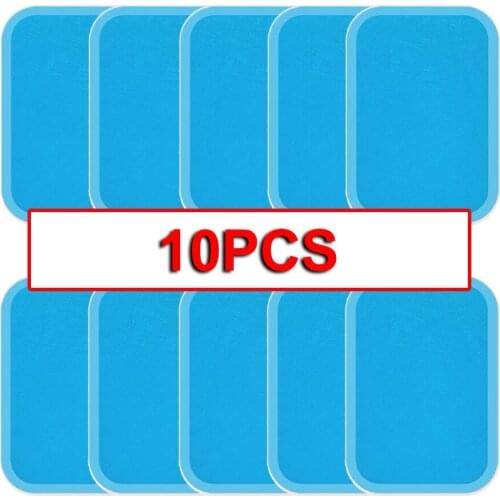 10Pcs Replacement Fitness Gel Stickers Hydrogel Electrode Pad/patch for Ems Muscle Training Massager Abs Abdominal Trainer