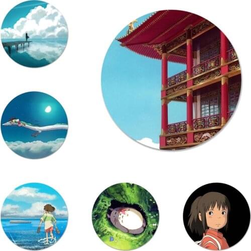 Studio Ghibli anime Spirited Away anime 6.1 Kitchen Home Decor Refrigerator Magnetic Stickers bottle Beer Opener
