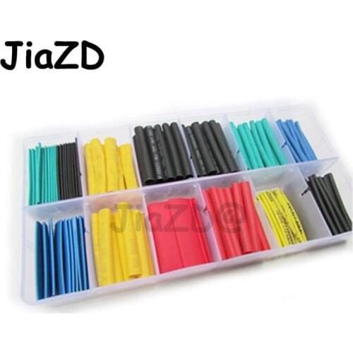 280 pcs/Set Polyolefin Shrinking Assorted Heat Shrink Tube Wire Cable Insulated Sleeving Tubing Setwith Box for RC Crawler Car