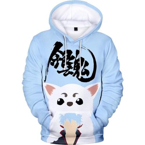 Gintama Hoodies Men/women Anime Fashion Hip Hop Harajuku Sweatshirt Streetwear Pullover Gintama Mens 3D Hoodies Sweatshirt