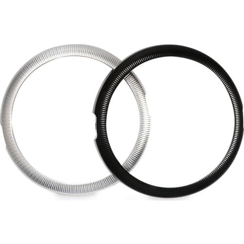 Universal 7 Inch Motorcycle CNC Round 3D LED Headlight Trim Ring Headlamp Cover For Harley Honda Yamaha Suzuki Kawasaki Touring