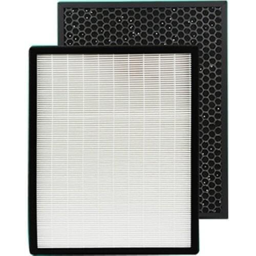 Suitable for Midea Air Purifier Filter KJ30FE-NM / NM1 / WB1 / KJ300G-F33F31 HEPA+activated carbon filter set