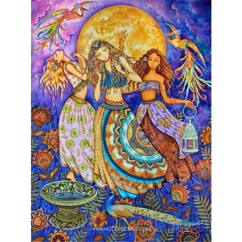 Female Energy Dance And Rejuvenation Meditation Awakening Goddess Tapestry Interior Art Unique Decoration