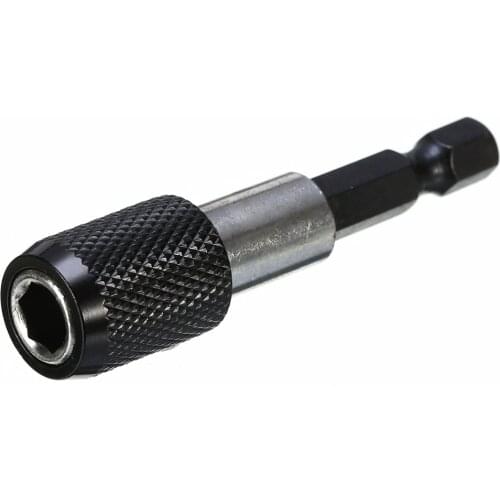 1Pcs 1/4" 60mm Hex Shank Quick Release Change Holder Bit Drill Chuck Adapter Screwdriver Bit Holder For Power Tool