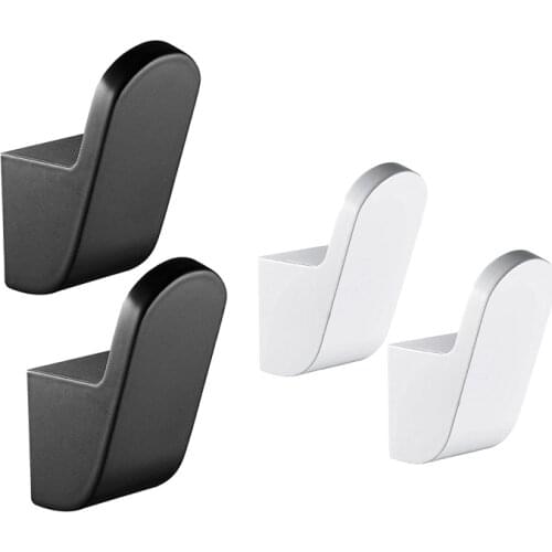 2 Pcs Bathroom Towel Hooks, Clothes Single Wall Hook for Kitchen, Hotel