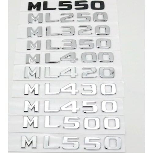 2017-2021 For Mercedes Benz W163 W164 W166 ML63 ML55 ML250 ML320 ML350 ML420 ML450 ML500 ML550 Emblem Logo Sticker