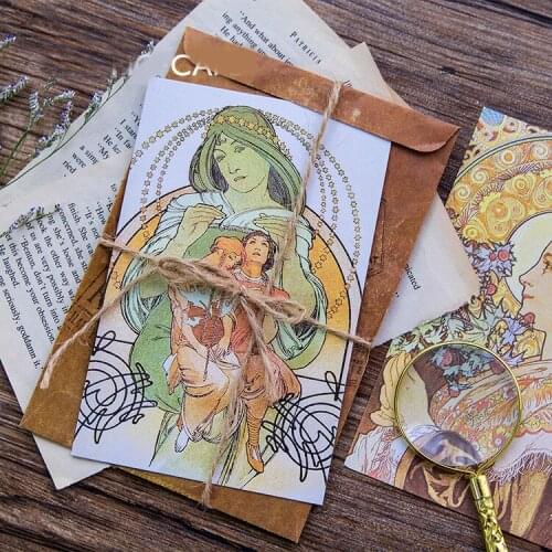 30pcs girl in myths and legends theme card multi-use as Scrapbooking party invitation DIY gift card message card postcard