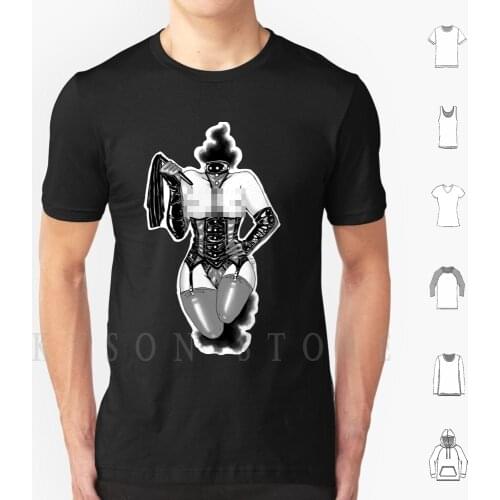 Headless Dom Ghost Bust T Shirt Diy Big Size Cotton Ghost Hentai Nsfw Boobs Nipple Piercing Garter Belt Corset Dom Sub