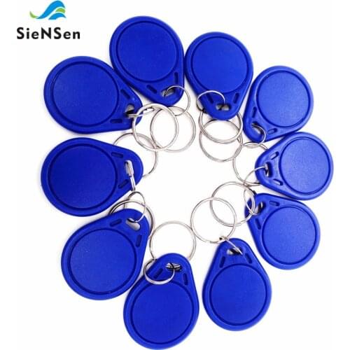 SieNSen 5Pcs/lot Wholesale Portable 125KHZ RFID Key Chain T5577 Reaction IC ID Card Key Tags for Card Reader