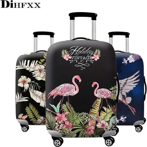 DIHFXX Hot Elastic Fabric Luggage Protective Cover Suitable18-32 Inch Trolley Case Suitcase Dust Cover Travel Accessories DX-36