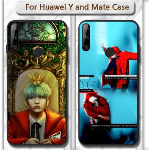 Korean fashion cool Agust D suga king Phone Case Cover for huawei mate 9 10 20 30 pro lite X Y5 6 7 9 prime Enjoy 7