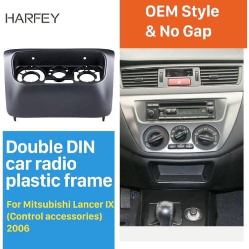 Harfey Dashboard Fascia Panel Frame for 2006 Mitsubishi Lancer IX AC Control Accessories In Dash best quality