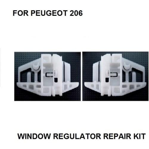 WINDOW REGULATOR KIT FOR PEUGEOT 206 WINDOW REGULATOR REPAIR KIT CLIPS FRONT RIGHT